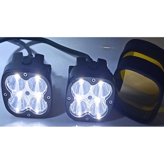 4 LED Heavy Yellow/White Fog Light