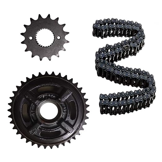 BikeNwear compatible Chain Sprocket kit compatible with Royal Enfield Classic 350 cc old model Prior to sep 2021Motorcycle