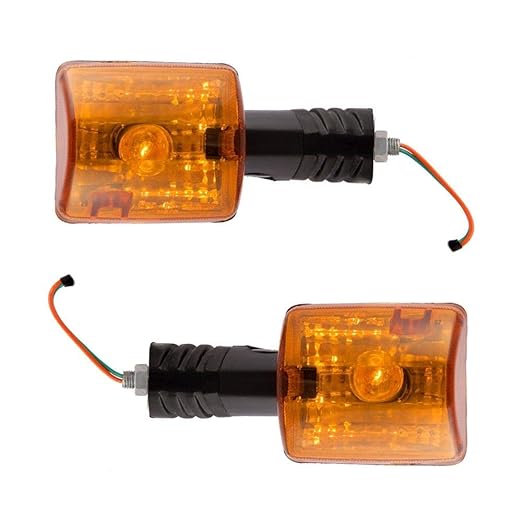 Side Indicator/Turning Light for Hero Splendor Plus and Splendor Set of 2 (Yellow), Halogen