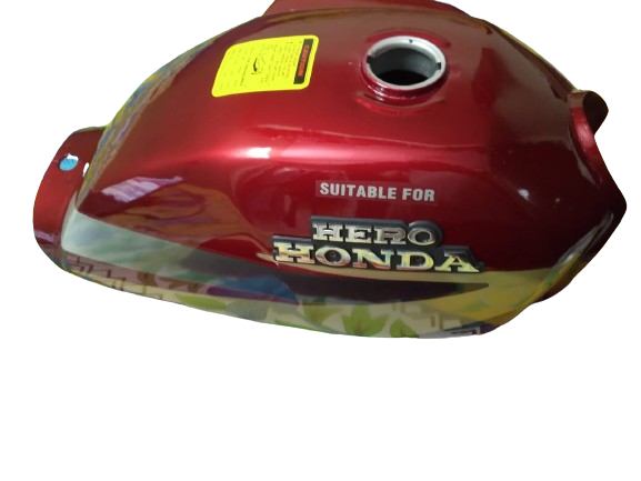 Hero Honda Red Petrol Tank