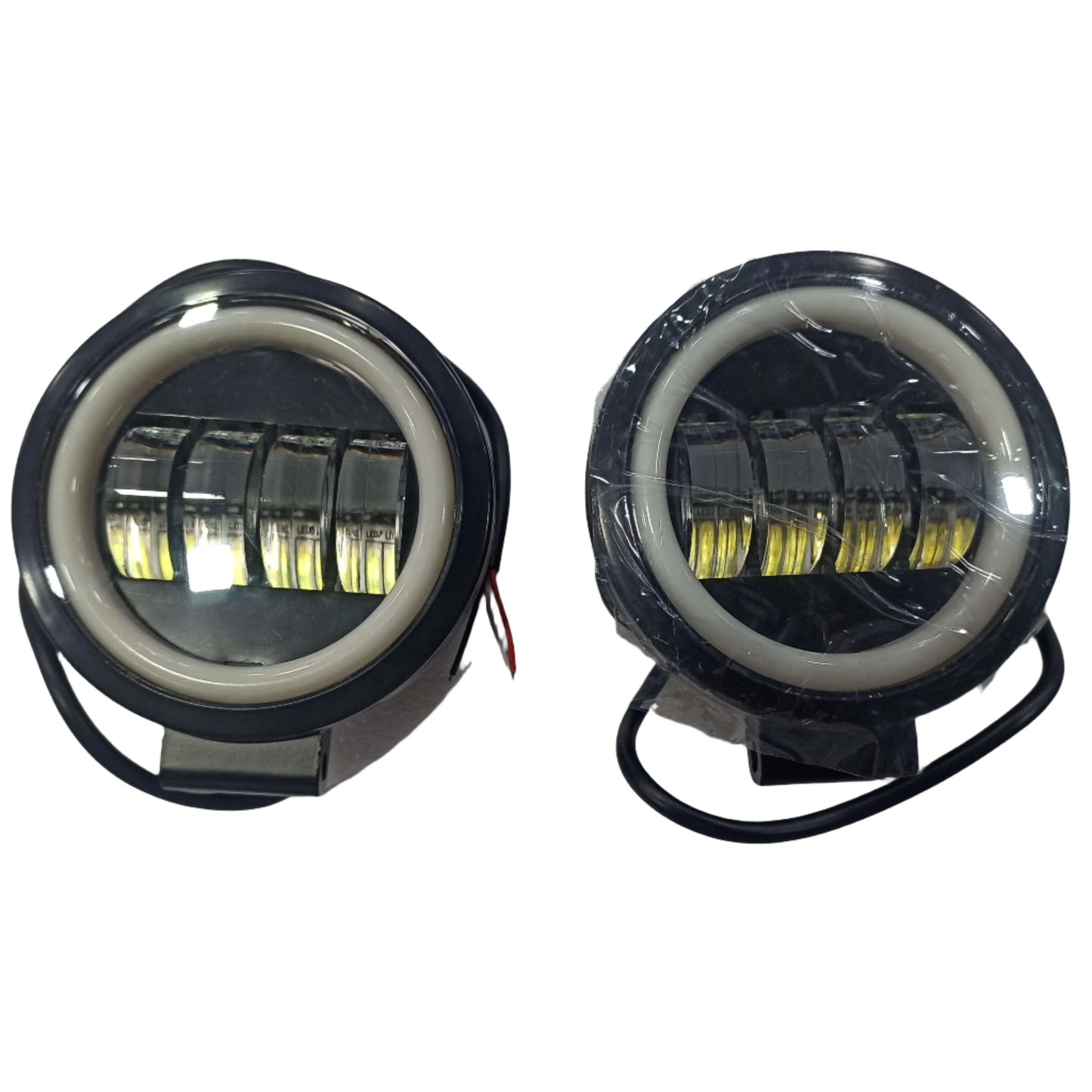 4 Projector White DRL Fog Light