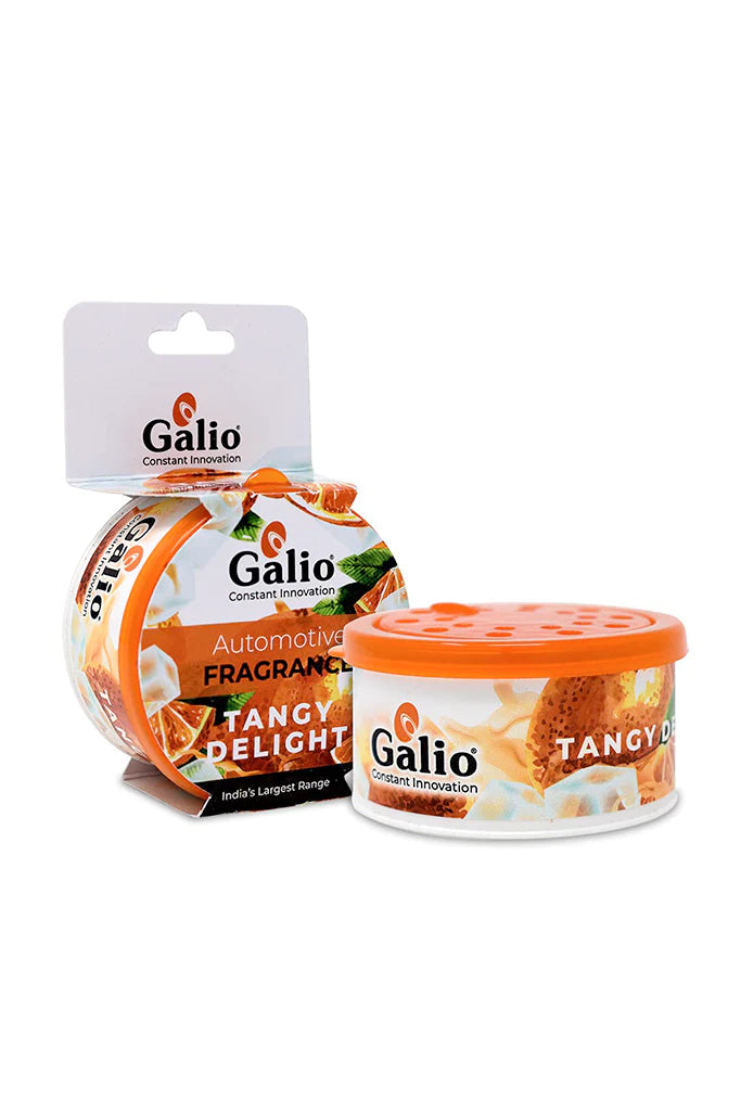 Galio Car Air Freshener Tangy Delight Gel Based (65g-Pack 1)