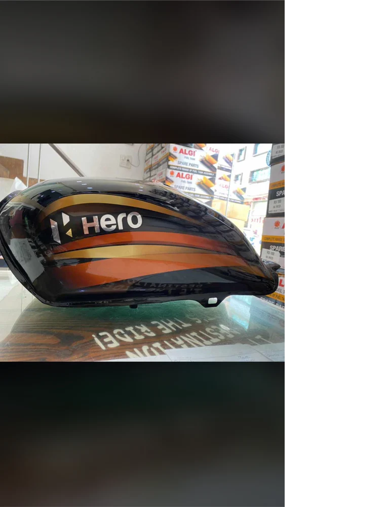 Steel Hero Splendor Petrol Tank ( Black )