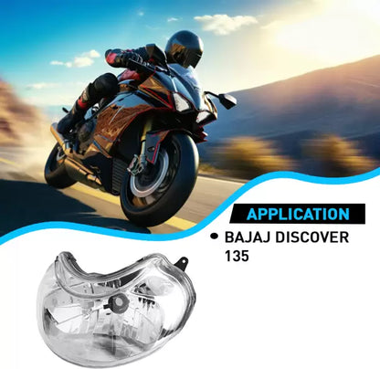 UNO MINDA Halogen Headlight for Bajaj Discover