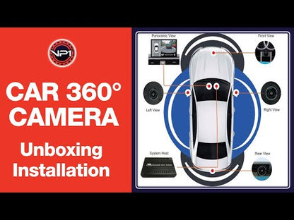 3D HD 360° Car Surround View Monitoring System , Bird View System, 4 Camera DVR HD 1080P Recorder / Parking Monitoring