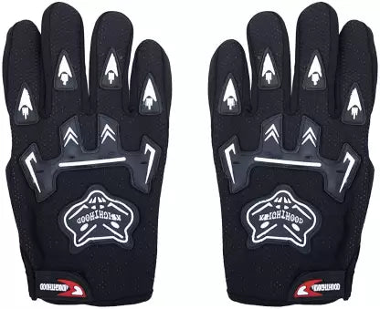 Wizme Men Gloves For Winter Bike And Riding And Regular Use (Black) Riding Gloves  (Black)