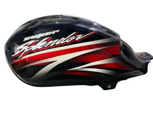 Hero Honda super Splendor Petrol Tank (Black & Red)