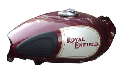 Petrol/ Fuel Tank With Sticker For Royal Enfield Classic 350 (Red)