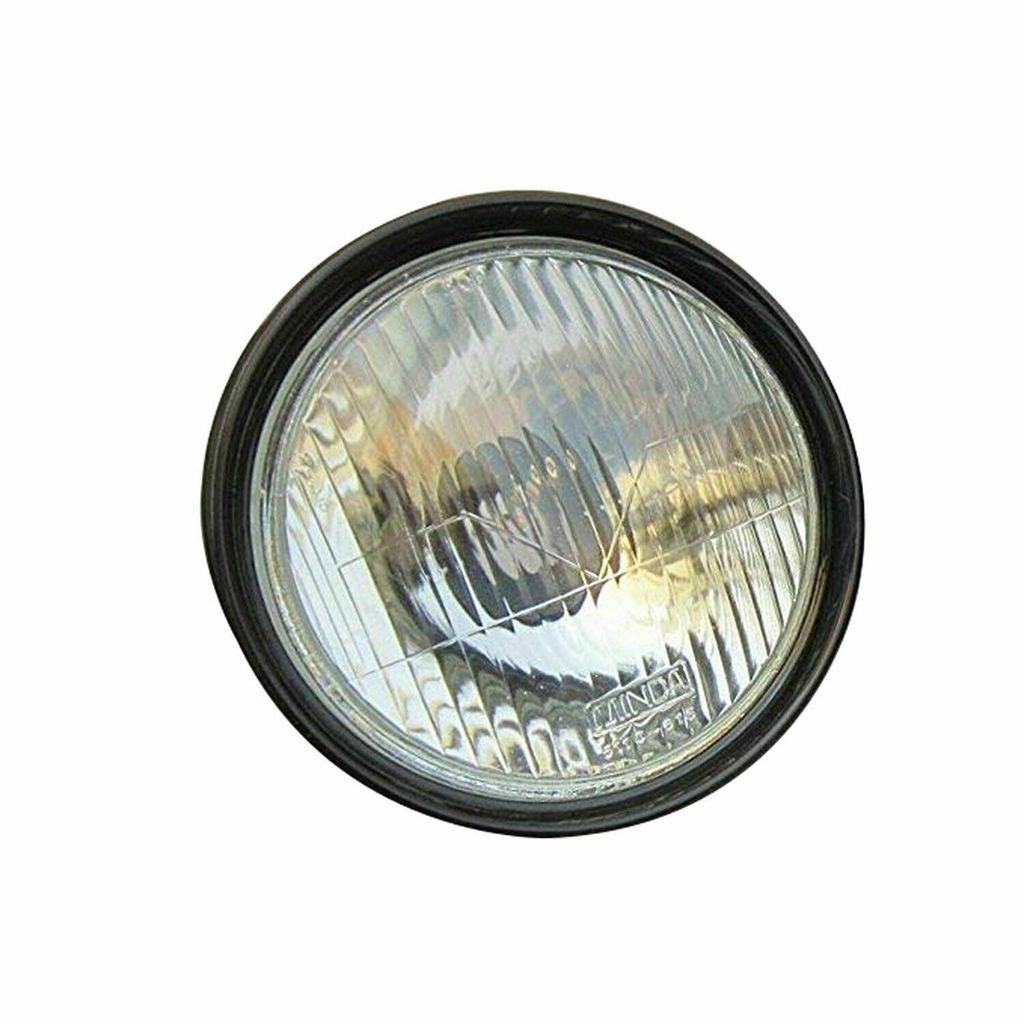 Vespa/ Bajaj Tuk Tuk RE Ape headlight Assembly Chrome/ Black