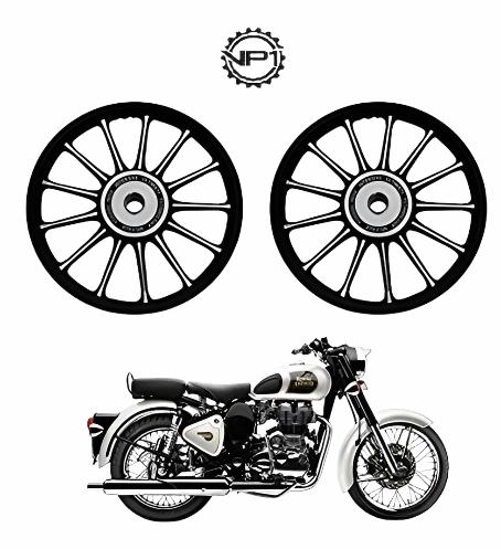 Ragilly Royal Enfield 13 Spoke Harley Style Bike Alloy Wheel Set Of 2-Classic 350