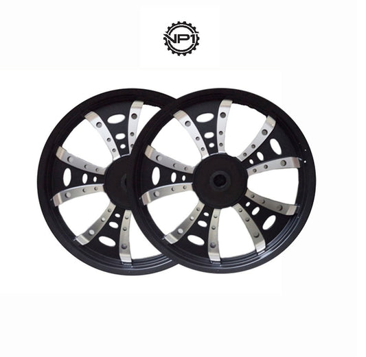 19-inch Black Alloy Wheel for Royal Enfield Classic-350 (1 Piece)