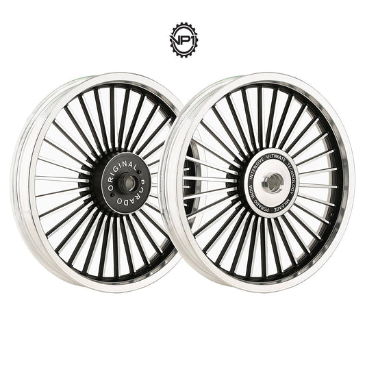 30 Spokes Chrome Alloy Wheels (Set of 2)