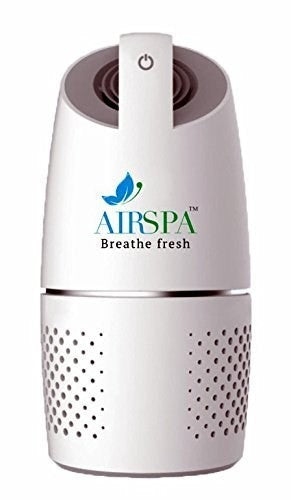 Airspa With Device Car Air Purifier With Hepa & Ioniser Certified