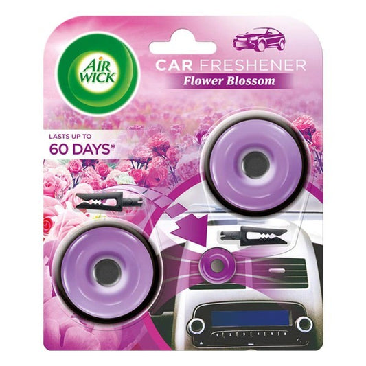 Airwick Car Freshener Vent Clip, Flower Blossom – 2 units