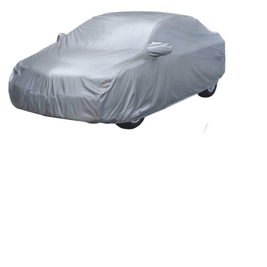 Car Body Cover for Hyundai Fluidic Verna (2024) with Mirror Pocket & Double Stiched (Silver Matty)