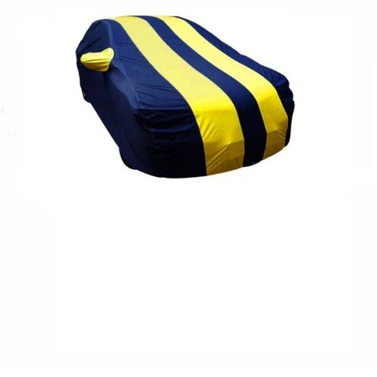 Yellow Stripe Car Body Cover for Maruti Suzuki Ritz (Water Resistant and Triple Stiched-GN)