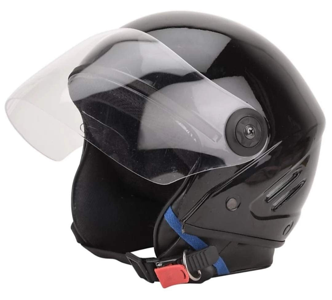 VP1 Open Face Designer ISI Helmet Black