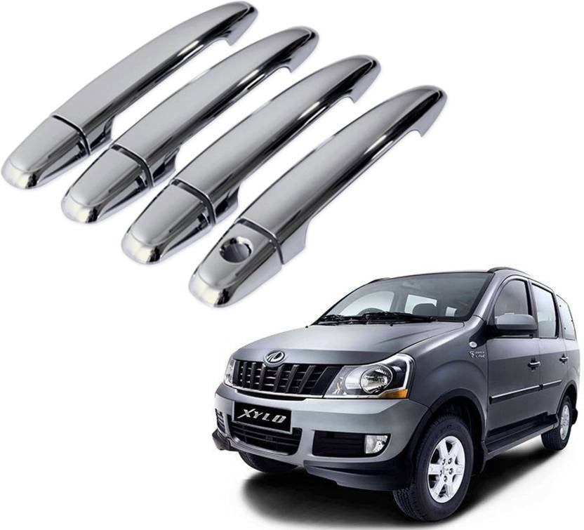 Auto Pearl Premium Quality Car Chrome Latch Cover - Mahindra Xylo Mahindra Xylo Car Door Handle (Pack of 5)