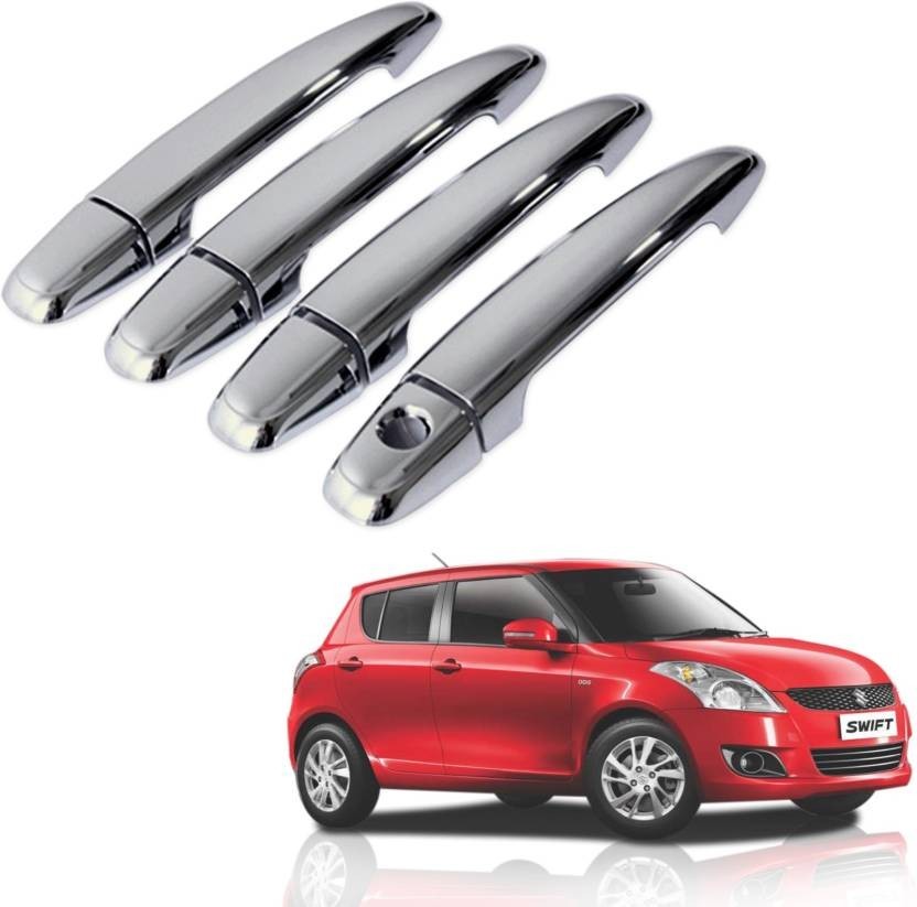 Auto Pearl Premium Quality Car Chrome Latch Cover -Maruti Swift Car Door Handle (Pack of 4)