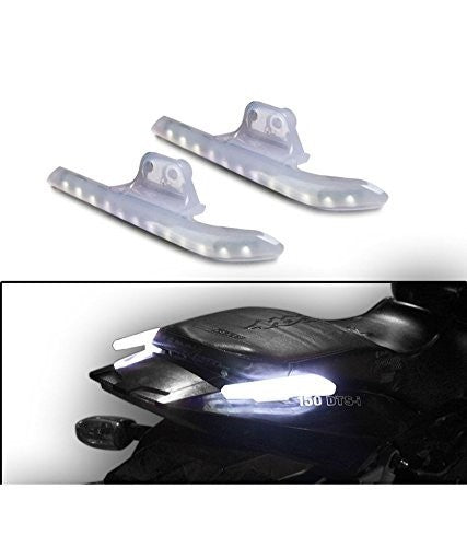 Bike Led Pulsar Back Seat Grip Handle Set Of 2