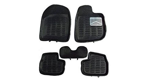 WV01RCA07998 Car 4D Mat for -Maruti Suzuki -Swift (Black)