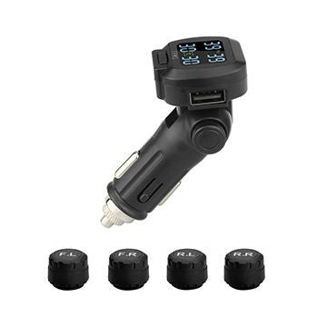 Car Cigarette Lighter TPMS System Tire Pressure Monitor Sensor