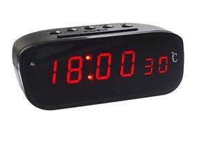 Car Dashboard Digital Red LED Clock