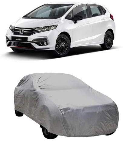 Heavy duty|Fully Elastic|Ultra Surface Body Protection with Water Resistant Car Cover for Honda Jazz (Without Mirror Pocket)