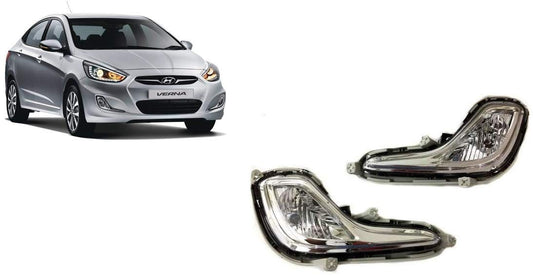 Hyundai Verna Fluidic(2011-2014) Model Fog lamp Lamps Bumper Lights Pair set (L+R)