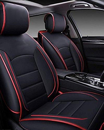 Kia Seltos, Black and Red Seat Covers