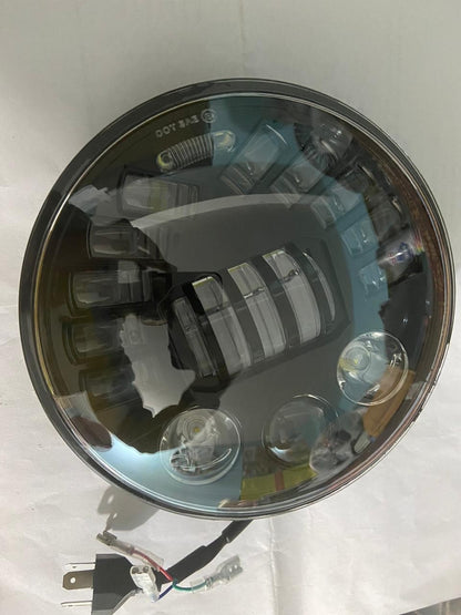 7 Inch 90W Round LED Headlight High Low Beam DRL for Royal Enfield All Models
