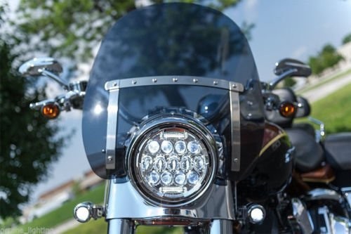 LED Headlight with DRL for All Royal Enfield Bikes