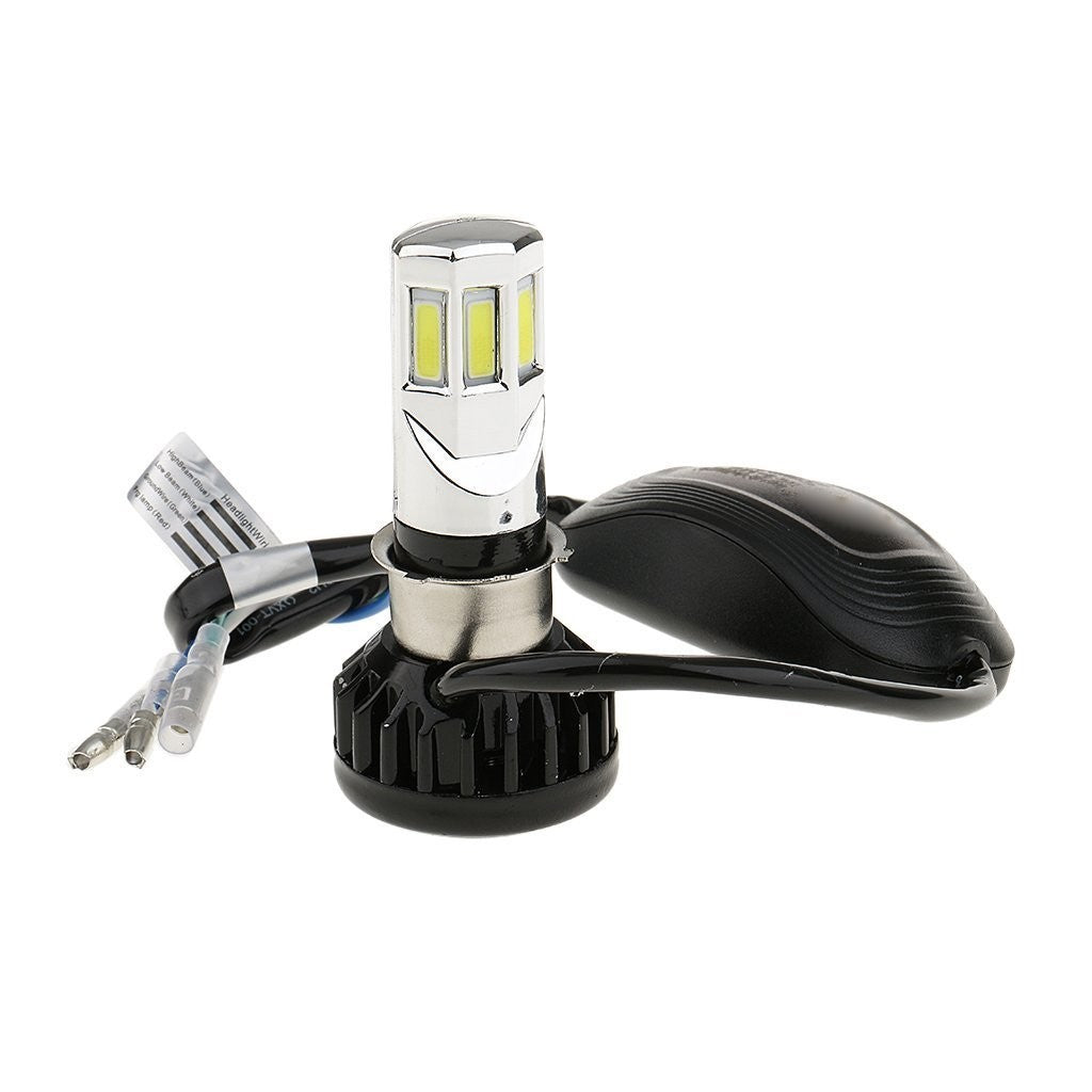 LED Motorbike Headlight Kit Replaces Halogen Lamp Bulb