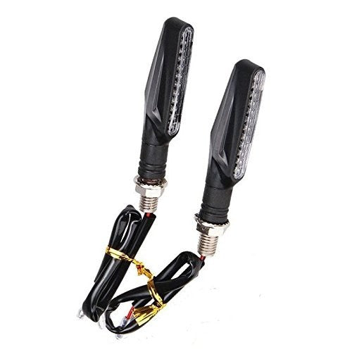 LED Turn Signal Indicators Light Lamp for Bike (2Pcs)