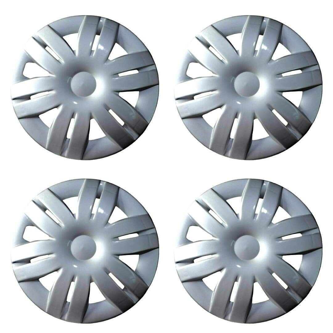 Maruti Alto ROYAL CARE SGP PVC CAR Full Wheel Cover CAPS for (Silver, 12 Inch)