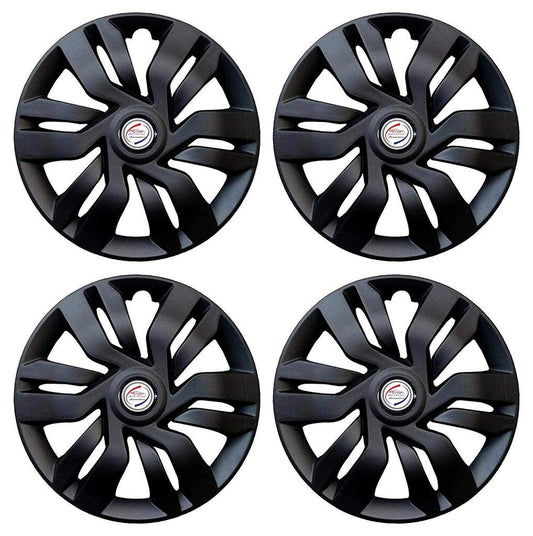 Maruti Suzuki Alto Auto Pearl 12-inch Black Wheel Cover Cap for STD (Set of 4)