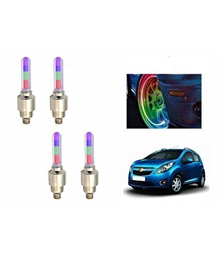 Multicolor Tyre Led Motion Sensor Rgb Set Of 4 For Maruti Suzuki New Swift