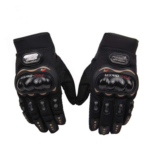 Probiker FM-Gloves Bike Full Finger Gloves (Black, Extra Large)