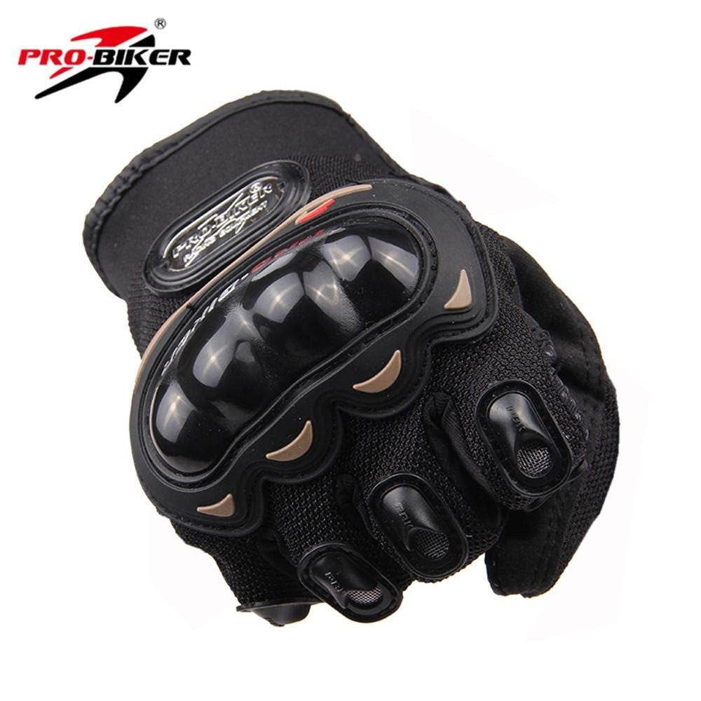 Probiker Gloves Bike Full Finger Gloves (Black, Large)