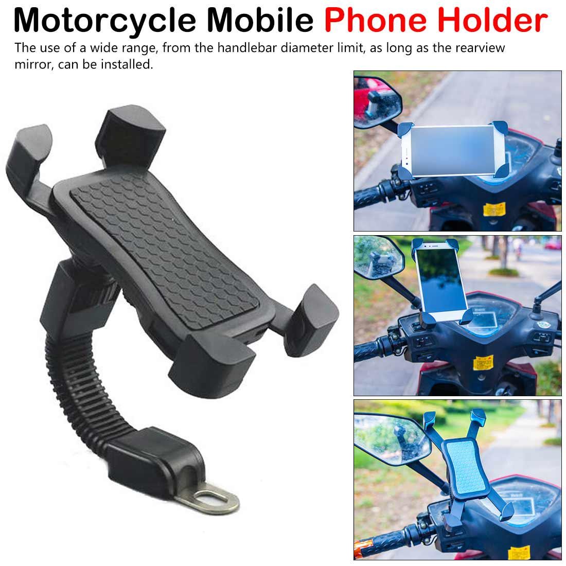 VP1 Rear View Mirrormobile Support Motorcycle Mobile Phone Holder Stand Motorcycle Phone Holder
