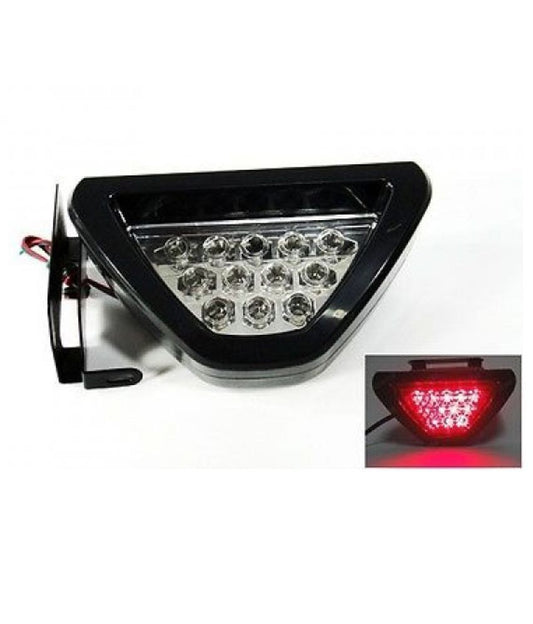 Red 12 Led Brake Light With Flasher For All Bikes And Cars