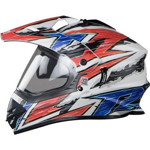 Steelbird Helmet SB-42 Bargy Design Race Track A4 Matt White