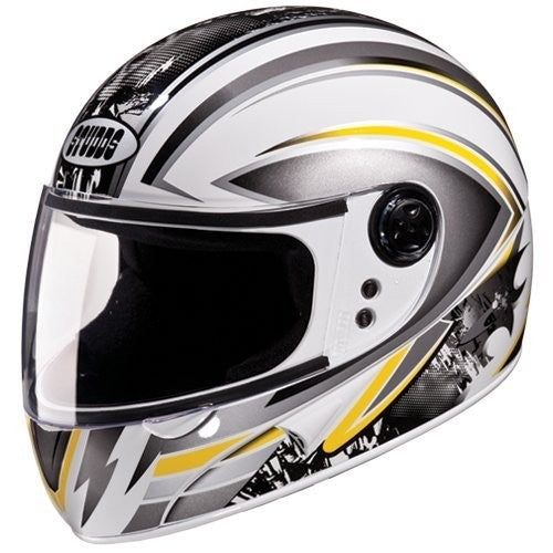 Studds Chrome Super D1 Helmet (White N4)