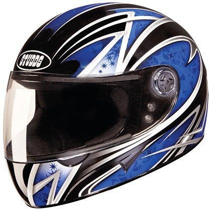 Studds Chrome Super D2 Helmet (Black N1)