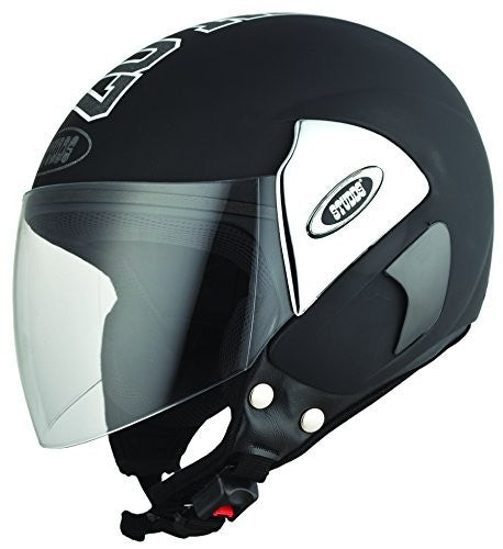 Studds Cub 07 SUS_C07OFH_BLKL Open Face Helmet (Black)