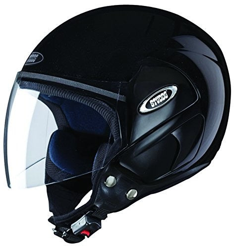 Studds Cub SUS_COFH_BLKL Open Face Helmet (Black)