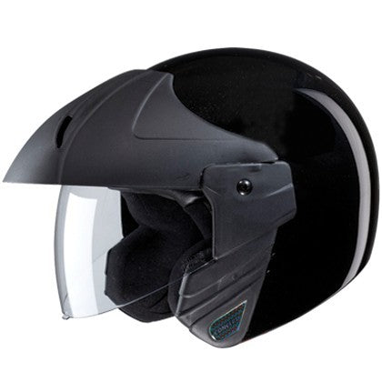 Studds Ninja Concept Economy SUS_NIAECOOFH_BLKXL Open Face Helmet (Black)