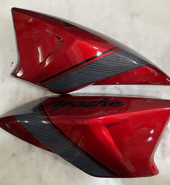 TVS Apache RTR 160 Fuel Tank Red Black ragillyspare