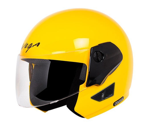 Vega Cruiser Yellow Helmet