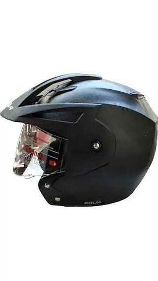 Vega Crux Motorbike Full Face Helmet Black